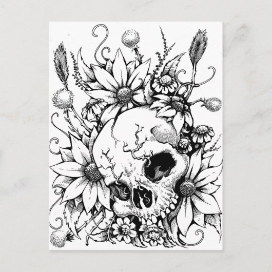 Wild Flowers Briefkaart (Voorkant)