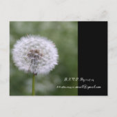 Wild Flowers bruiloft uitnodigingen en gunsten (Achterkant)