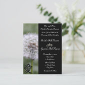 Wild Flowers bruiloft uitnodigingen en gunsten (Staand voorkant)