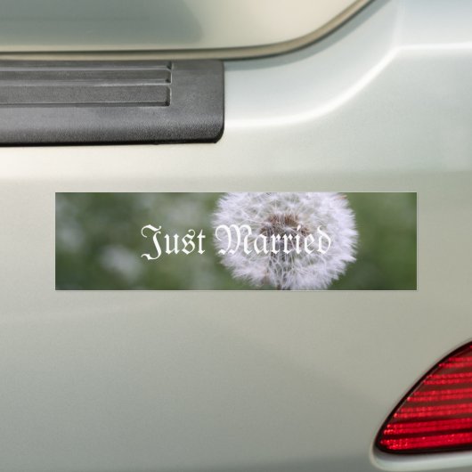 Wild Flowers bruiloft uitnodigingen en gunsten Bumpersticker (Op auto)
