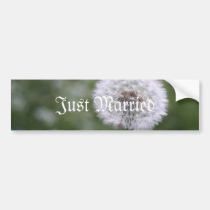 Wild Flowers bruiloft uitnodigingen en gunsten Bumpersticker