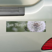 Wild Flowers bruiloft uitnodigingen en gunsten Bumpersticker (Op auto)