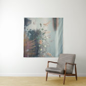 Wild Flowers Calm Tranquil Natuur Vreedzaam Seizoe Wandkleed (In Situ (horizontaal))