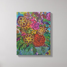 Wild Flowers Canvas Afdruk