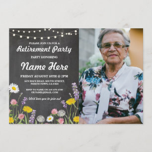 Wild Flowers Chalk Retirement Revermoeal Floral Fo Kaart