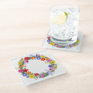 Wild Flowers Coster Glass Onderzetter