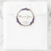 Wild Flowers Daisy Krans Dank u voor stickers (Tas)