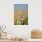Wild Flowers Fidelia Bridges Waterverf Fine Art Poster (Keuken)