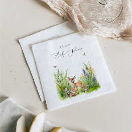 Wild Flowers Field Forest Beste Baby shower Servet