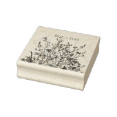 Wild Flowers Floral Art - Gepersonaliseerd Rubberstempel (Stempel)