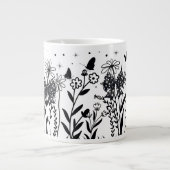 Wild Flowers Giant Coffee Mok (Voorkant)