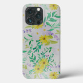 Wild Flowers Hoesje-Mate iPhone Case (Achterkant)