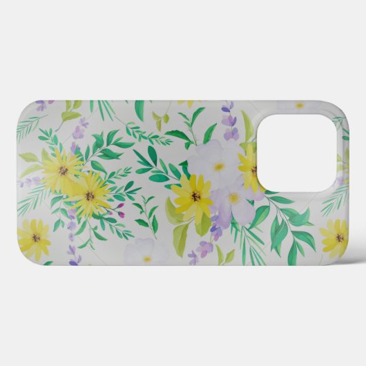 Wild Flowers Hoesje-Mate iPhone Case (Achterkant (horizontaal))