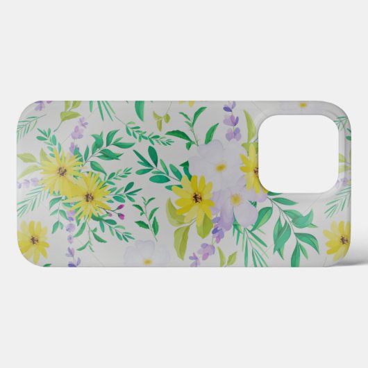 Wild Flowers Hoesje-Mate iPhone Case (Achterkant (horizontaal))