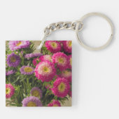 Wild Flowers in een Vaas Sleutelhanger (Achterkant)