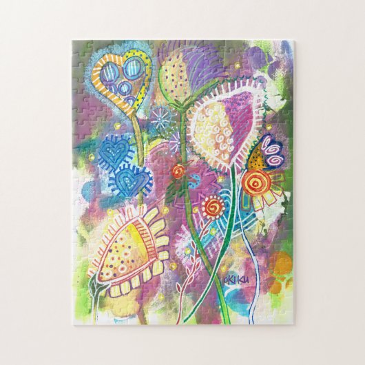 WILD Flowers Legpuzzel (Verticaal)