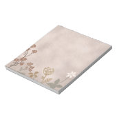 Wild Flowers Muted Colors Notitieblok (Linkerzijde)