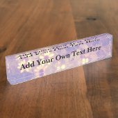 Wild Flowers Naambordje (Zijkant)