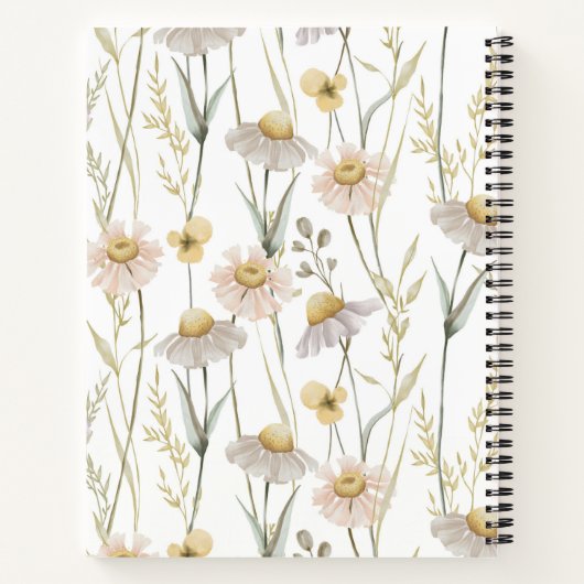 Wild Flowers Notitieboek (Achterkant)