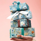 Wild Flowers Pattern Inpakpapier Vel