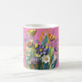 Wild Flowers Pattern Koffiemok (Center)