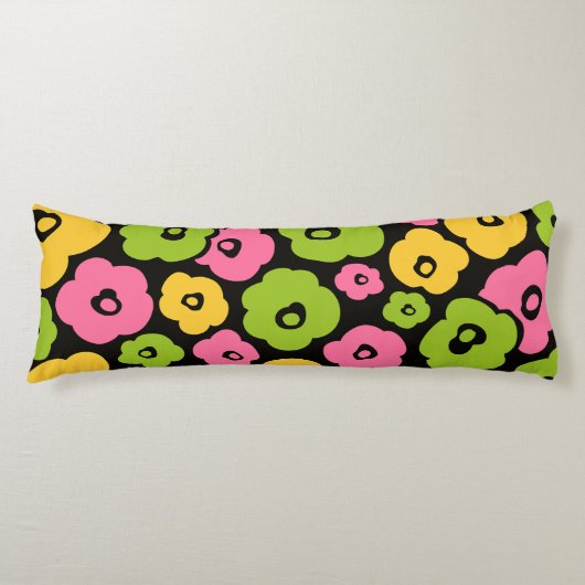 Wild Flowers Pattern Lichaamskussen (Voorkant)