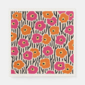 Wild Flowers Pattern Servet (Voorkant)