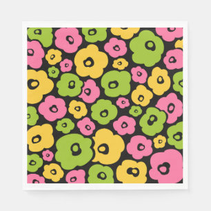 Wild Flowers Pattern Servet