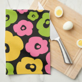 Wild Flowers Pattern Theedoek (Quarter Fold)