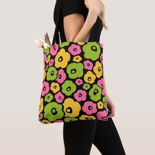 Wild Flowers Pattern Tote Bag (Dichtbij)