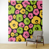 Wild Flowers Pattern Wandkleed (In situ)