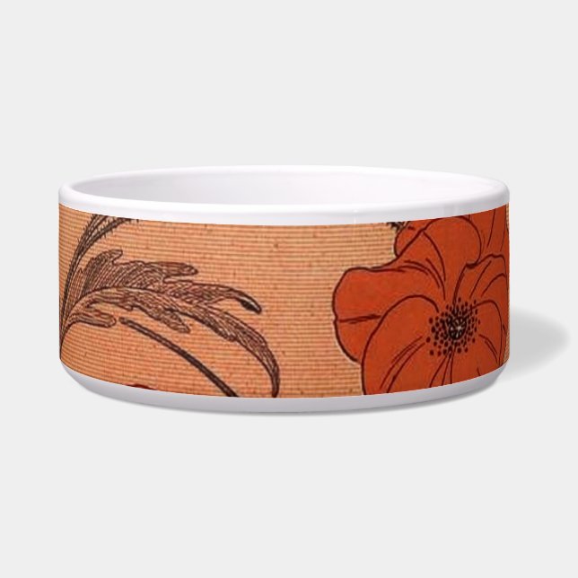 Wild Flowers Pet Bowl Voerbakje (Voorkant)