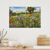 Wild Flowers Poster (Keuken)