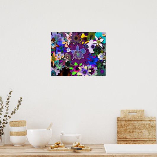 Wild Flowers Poster (Keuken)