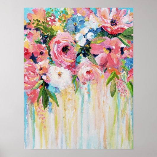 Wild Flowers Print, Fine Art Poster Paper (Matte) (Voorkant)