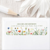 Wild Flowers Retouradres Labels (Insitu)