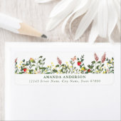 Wild Flowers Retouradres Labels (Insitu)