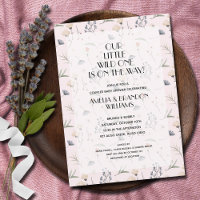 Wild Flowers Roze Meisje Baby shower