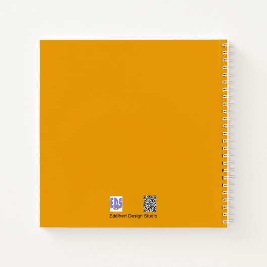 Wild Flowers: Sinaasappel Wit Roze Notitieboek (Achterkant)