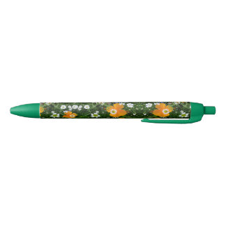 Wild Flowers: Sinaasappel Wit Roze Pen