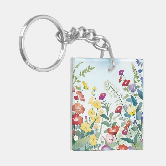 Wild Flowers Sleutelhanger (Voorkant Links)