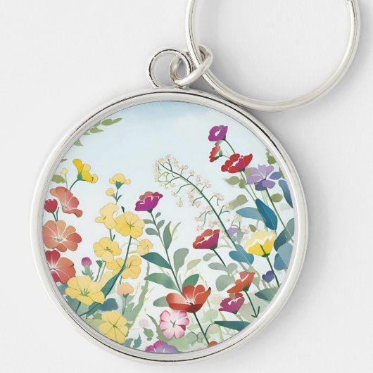 Wild Flowers Sleutelhanger (Voorkant)