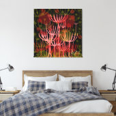Wild Flowers Stretched Canvas Afdruk (Insitu (Slaapkamer))