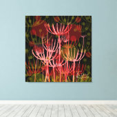 Wild Flowers Stretched Canvas Afdruk (Insitu (Houten vloer))