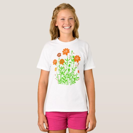 Wild Flowers T-shirt (Voorkant volledig)