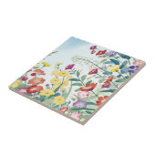 Wild Flowers Tegeltje (Zijkant)