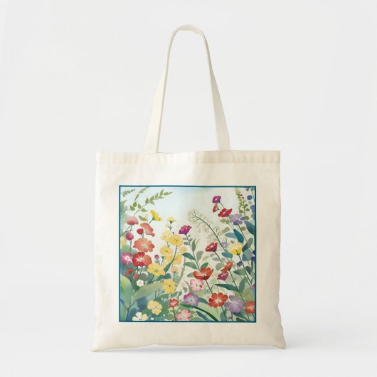 Wild Flowers Tote Bag (Voorkant)