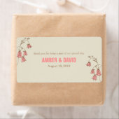 Wild Flowers Trouwlabels Etiket (Insitu)