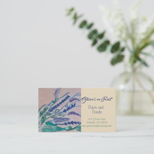 Wild Flowers Visitekaartje (Staand voorkant)