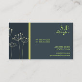 Wild Flowers Visitekaartje (Achterkant)